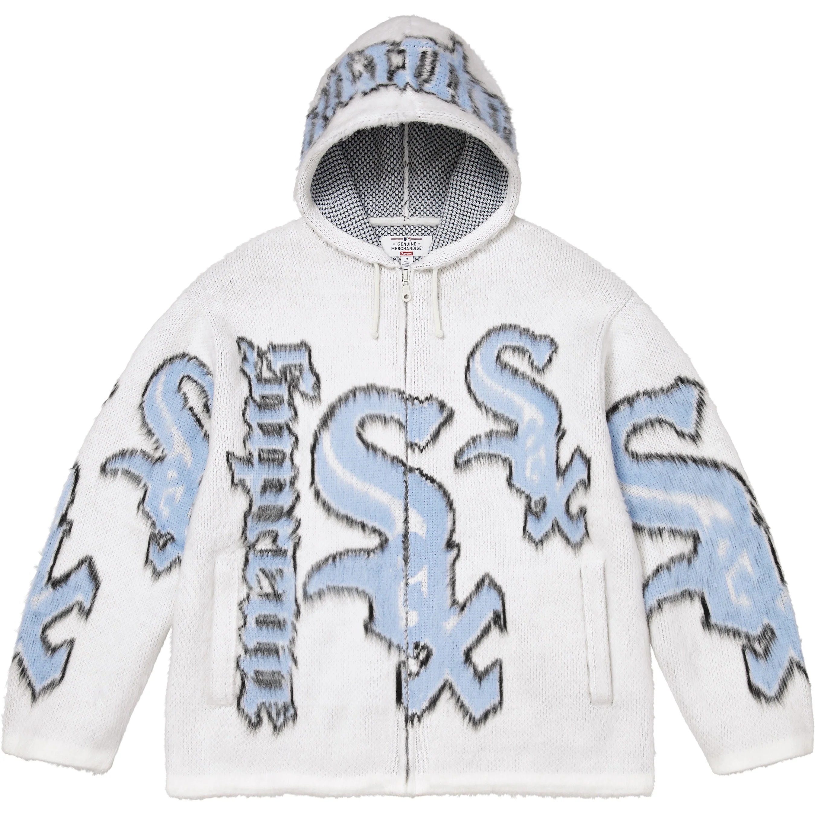 Supreme®/Chicago White Sox™ Zip Up Hooded Sweater view 2